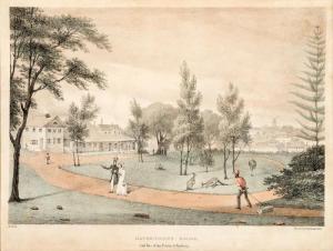 EARLE Augustus 1793-1838,Government House and Part of the Town of Sydney,Mossgreen AU 2016-06-19