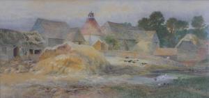 EARLE Charles 1832-1893,A Southdown Farm,Criterion GB 2023-01-04