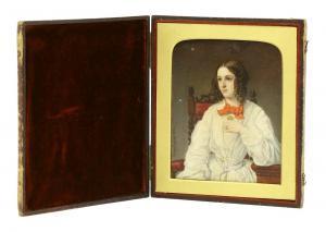 EARLES Chester 1821-1905,PORTRAIT OF A YOUNG WOMAN,1851,Sworders GB 2014-09-09