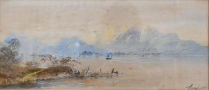 EARP Edwin 1851-1945,Scottish loch view,Andrew Smith and Son GB 2023-07-08
