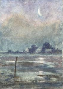 EAST Alfred 1849-1913,Still Waters at Moonlight,Duggleby Stephenson (of York) UK 2024-02-02