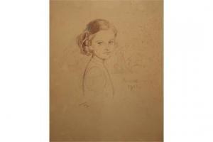 EAST Lawrence 1900-1900,Portrait of Anne,1943,Keys GB 2015-02-06