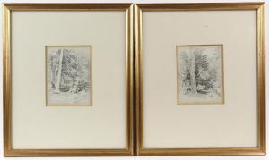 EASTLAKE NEE RIGBY Lady Elizabeth 1809-1893,Study of Trees at Waldau,1830,Ewbank Auctions 2021-06-17
