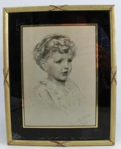 EASTMAN Frank Samuel 1878-1964,portrait of a child,Serrell Philip GB 2019-11-07