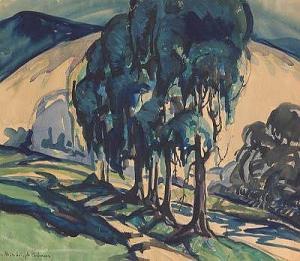 EASTMAN William Joseph 1881-1950,Trees in a landscape,Aspire Auction US 2018-06-02