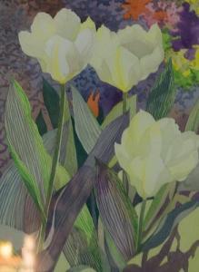 EASTON Shirley 1900,White Tulip border,Gilding's GB 2016-12-13