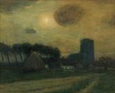 EATON Charles Warren 1857-1937,Night in Flanders,1901,Swann Galleries US 2021-06-30
