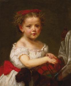 EATON Joseph Oriel 1829-1875,PORTRAIT OF A YOUNG GIRL,1868,Sotheby's GB 2015-10-02