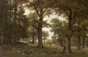 EBEL Fritz Carl Werner 1835-1895,Cattle in a parkland,1890,Bonhams GB 2012-09-12