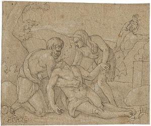 EBERHARD Konrad 1768-1859,Adam und Eva beweinen den toten Abel,Galerie Bassenge DE 2014-05-30