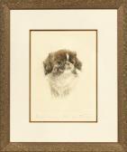 EBERHARDT Nadel Gleye 1875-1937,"Wistful Pekingese Puppy",New Orleans Auction US 2011-01-29