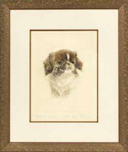 EBERHARDT Nadel Gleye 1875-1937,"Wistful Pekingese Puppy",New Orleans Auction US 2011-01-29