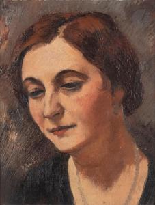 EBERL François Zdenek 1887-1962,Portrait de Madame Osuska,1928/29,Ader FR 2023-10-27