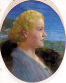 EBERLING Alfred Rudolfovich 1872-1950,Portrait of a Lady,1930,MacDougall's GB 2008-11-27
