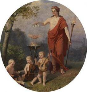 EBERT Anton 1845-1896,Allegory of Truth and Tolerance,1858,Palais Dorotheum AT 2012-02-06