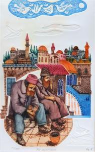 EBGI Amram 1939,Two Seated Jews,Matsa IL 2016-03-30