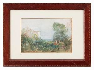 EBNER Fritz V 1869-1922,Italian Landscape,1900,Auctionata DE 2016-08-26