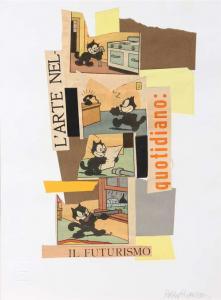 ECHAURREN Pablo 1951,L'Arte nel quotidiano, ilfuturismo,Galleria Ambrosiana Casa d'Aste 2010-11-24