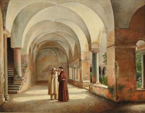 ECKERSBERG C.W 1800-1800,The Monastery of San Lorenzo Fuori le mura,Bruun Rasmussen DK 2017-12-11
