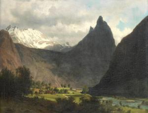 ECKERSBERG Johan Frederick 1822-1870,A view of Romsdalshorn, Norway,1852,Bonhams GB 2022-03-09