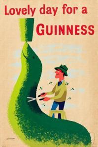 ECKERSLEY Tom 1914-1997,LOVELY DAY FOR A GUINNESS,1956,Swann Galleries US 2021-02-18