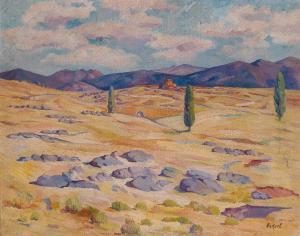 ECKERT Robert 1874-1923,"Landscape near Sagovia",1923,Palais Dorotheum AT 2014-02-27