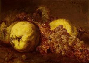 ECONOMOU Ioannis 1860-1931,still life with fruits,1928,Sotheby's GB 2003-12-16