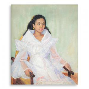 EDADES Victorio 1895-1985,Lady in Maria Clara,1978,Leon Gallery PH 2023-12-02