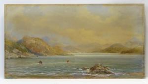 EDDINGTON William Clarke 1860-1885,Highland coastal seascape,Dickins GB 2019-12-30