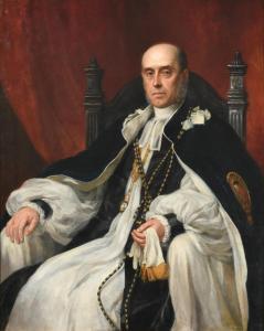 EDDIS Eden Upton 1812-1901,Portrait of Anthony Wilson Thorold, Bishop of Winc,Tennant's 2021-03-27