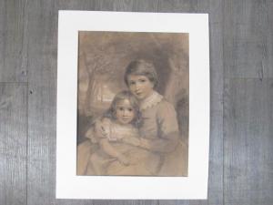 EDDIS Eden Upton 1812-1901,two children believed to be Marmaduke Edmonstone B,TW Gaze GB 2021-09-16