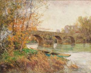 EDE Frederick Charles V 1865-1913,Autumn Landscape,1911,Heritage US 2008-05-09