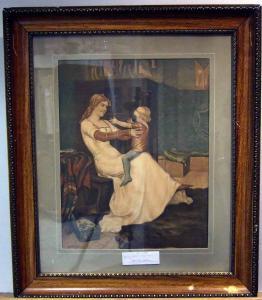 EDELFELT Albert,"Drottning Blanca". Konstbilaga till "Midvinter" 1,Auktionskompaniet 2007-12-17