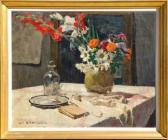EDELMANN Charles Auguste 1879-1950,Le bouquet de fleurs,Cannes encheres, Appay-Debussy FR 2021-07-10