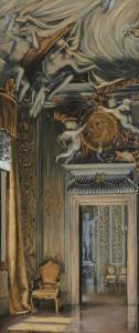 Edelstein Victor 1946,VIEW OF THE LIVING ROOM, PALAZZO ALBRIZZI, VENICE,Sotheby's GB 2019-04-17