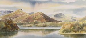 Eden Brian 1900-1900,MOUNTAIN REFLECTIONS ON THE LOUGH,Ross's Auctioneers and values IE 2021-07-21