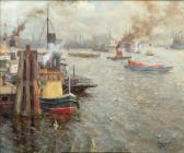 EDENS Henning 1885-1943,Port of Hamburg,1936,Stahl DE 2022-11-26