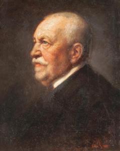 EDER Gyula 1875-1945,Éder Ödön portréja,1907,Nagyhazi galeria HU 2022-03-09