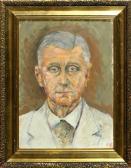 EDER Hans 1883-1955,Portrait eines Herrn im weißen Anzug en face,Allgauer DE 2015-04-16