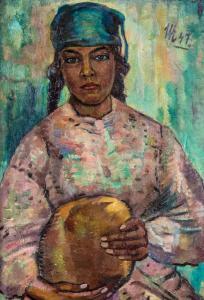 EDER Hans 1883-1955,Tatar Woman,1947,Artmark RO 2018-02-06