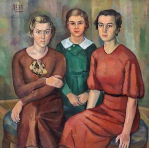 EDER Hans 1883-1955,Three Sisters,1935,Artmark RO 2023-10-18
