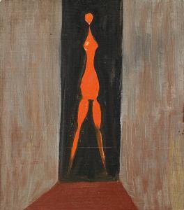 EDER Otto 1924-1982,Orange figure,im Kinsky Auktionshaus AT 2021-07-06