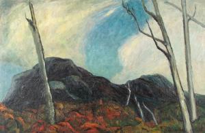 EDITH GREENHALGH AUDREY 1903-1991,STIRLINGS MOUNTAIN TOP WA,1953,GFL Fine art AU 2023-04-27