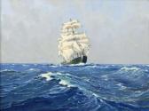 EDLER Eduard 1887-1969,Vollschiff auf hoher See,Schopmann DE 2009-11-24