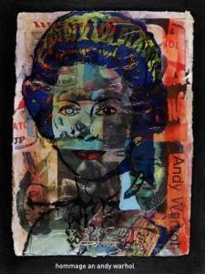 EDLINGER Günther 1958,Hommage an Andy Warhol - Queen Elisabeth II.,2016,Palais Dorotheum 2018-11-13
