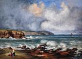 EDMONSTON Samuel 1825-1904,British 
 �Stormy Seas, Eyemouth UK�,1872,Elder Fine Art AU 2012-07-08