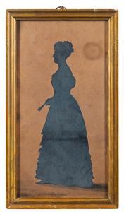 EDOUART Augustin Amant C.F 1789-1861,Portrait of Lady Caroline La,1820,Bearnes Hampton & Littlewood 2024-01-16