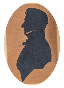 EDOUART Augustin Amant C.F,profile of a gentleman,1833,Bearnes Hampton & Littlewood 2024-01-16