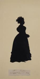 EDOURT AUGUST,FOUR FULL-LENGTH SILHOUETTES OF TWO LADIES AND TWO,Stair Galleries US 2016-04-30