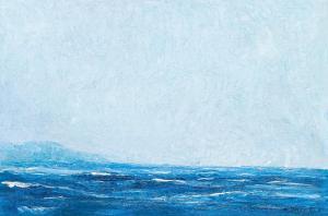 EDVI ILLÉS Odon 1877-1945,Kéklő tenger,Nagyhazi galeria HU 2019-12-04